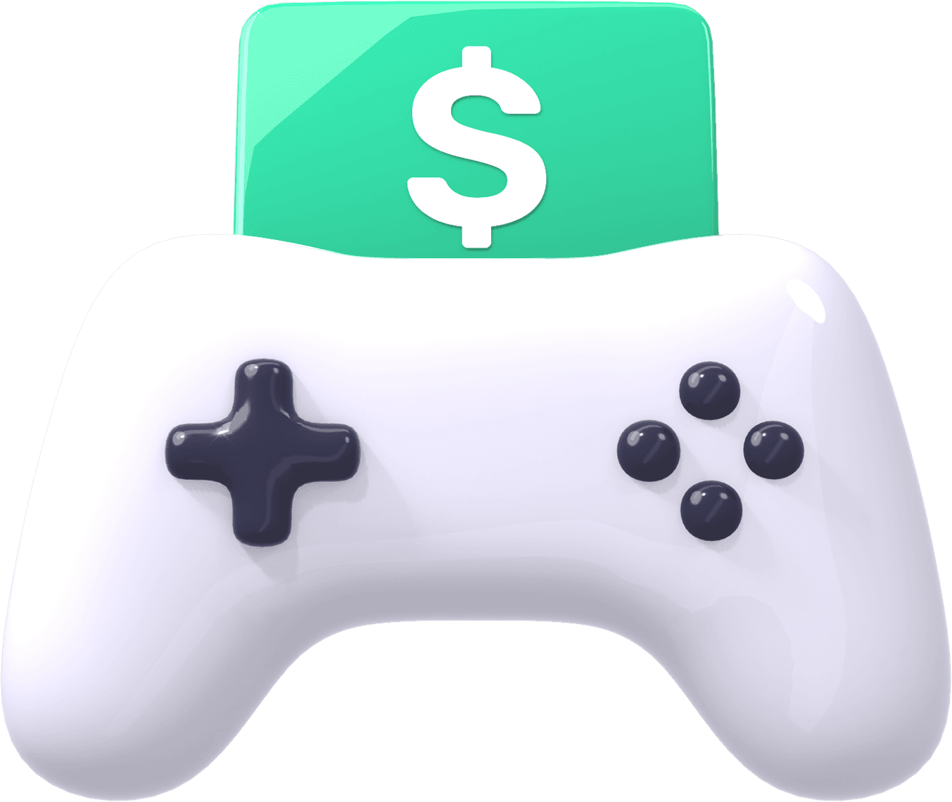 RewardsArcade game controller with cash tag